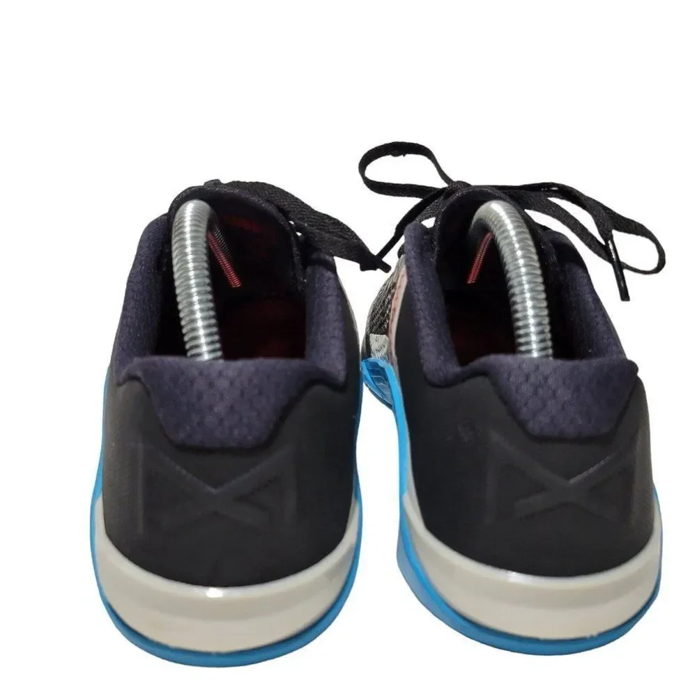 Nike Metcon 6 Training Shoes 7.5 Black Blue Red CK9388-070 Gym Athletic